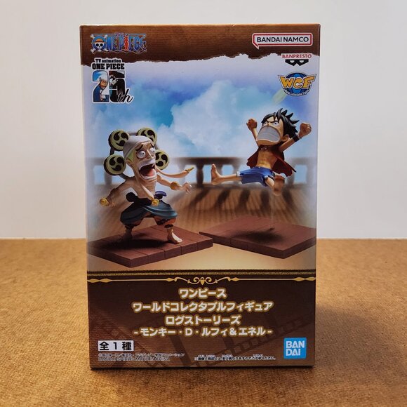 New Banpresto One Piece World Collectable Monkey D. Luffy & Enel Figure Japan - Picture 2 of 6